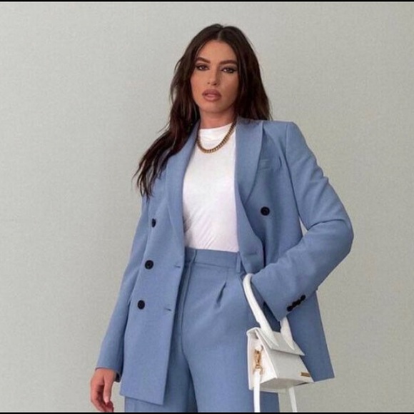 ZARA Double Breasted Blazer